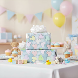 Pastel Ducks - Milchbad Geschenkpapier