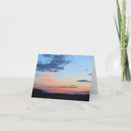 Pastel Dusk Painting Dankeskarte