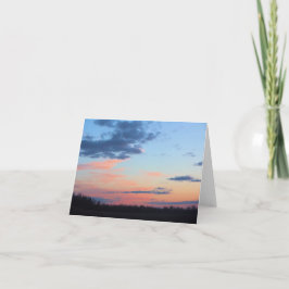 Pastel Dusk Painting Dankeskarte