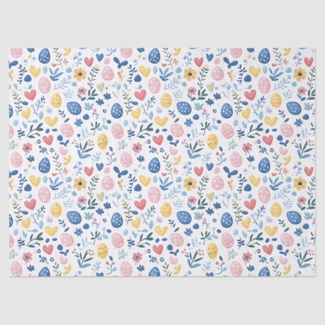 Pastel Easter Mini-Print - 10lb, 17"x23" Seidenpapier (Vorderseite)