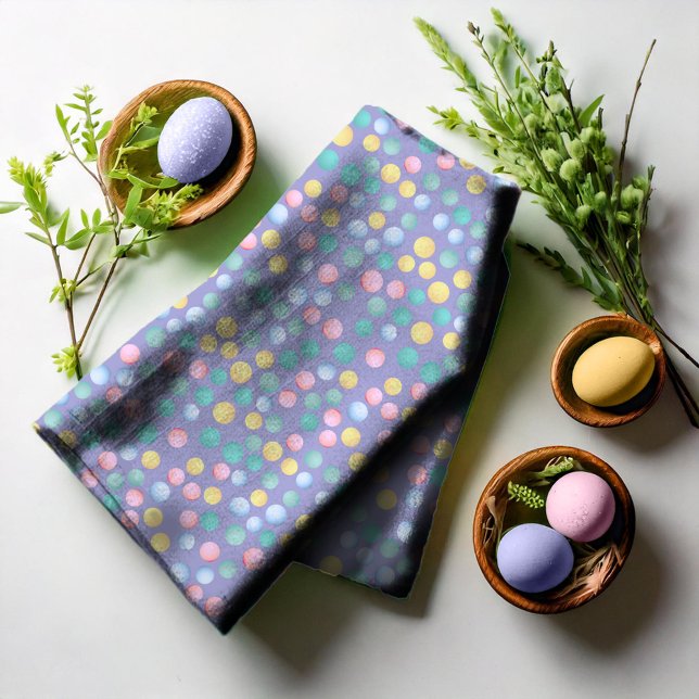 Pastel Easter Polka Dots ID638 Stoff (Von Creator hochgeladen)