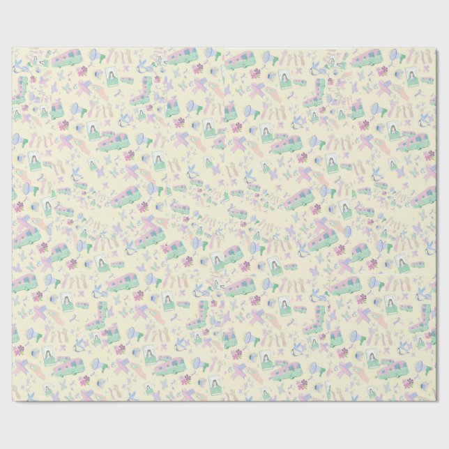Pastel-Empowerment-Geschenkverpackung – Bewusstsei Geschenkpapier (Saum)