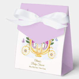 Pastel Fairytale Princess Carriage Baby Shower Geschenkschachtel