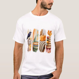 PASTEL FALL THEMA AUTUMN BRUSHSTROKES T-Shirt