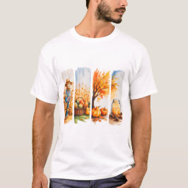 PASTEL FALL THEMA AUTUMN BRUSHSTROKES T-Shirt