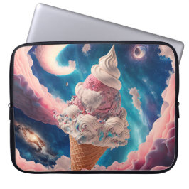 PASTEL FANTASY ICE CREAM CONE LAPTOPSCHUTZHÜLLE