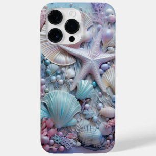 PASTEL FARBIERTE SAISHELLE IN EINEM KLAREN OZEAN Case-Mate iPhone 14 PRO MAX HÜLLE