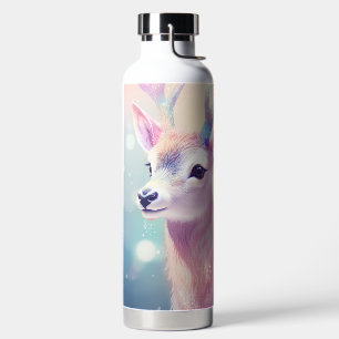 PASTEL-FESTLICHES WEIHNACHTS-HIRSCHBOCK TRINKFLASCHE