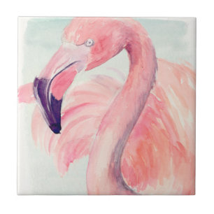 Pastel Flamingo Fliese