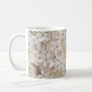 Pastel Flamingo Jungle Liebe #3 #tropical #wall Kaffeetasse