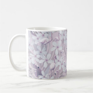 Pastel Flamingo Jungle Liebe 4 #art #tropical Kaffeetasse
