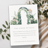 Pastel Flora Garden Arch Botanische Hochzeit Detai