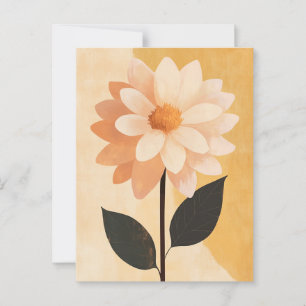 Pastel Flora in Stille #090 Postkarte