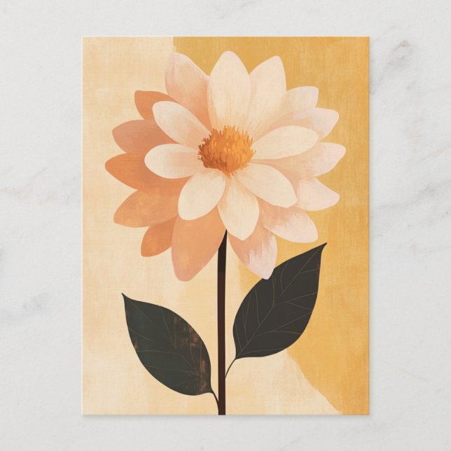 Pastel Flora in Stille #090 Postkarte (Vorderseite)