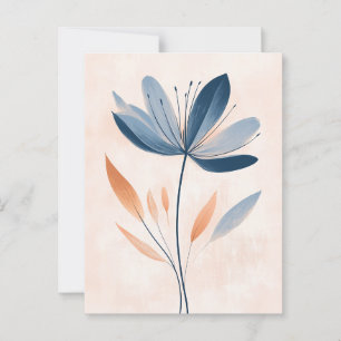Pastel Flora in Stillness #104 Postkarte