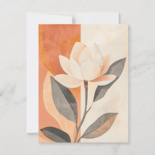 Pastel Flora in Stillness #106 Postkarte