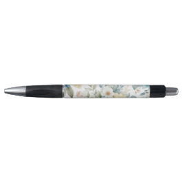 Pastel Floral Blue Yellow Zuhause Office Writing Kugelschreiber
