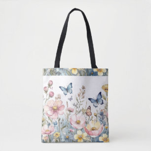 Pastel Floral Butterfly - Elegante Naturliebhaber