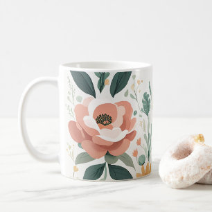 Pastel Floral Fiesta Kaffeetasse