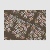 Pastel Floral Gemustert