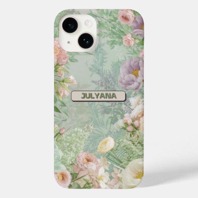 PASTEL FLORAL iPhone / iPad Gehäuse Case-Mate iPhone Hülle (Rückseite)