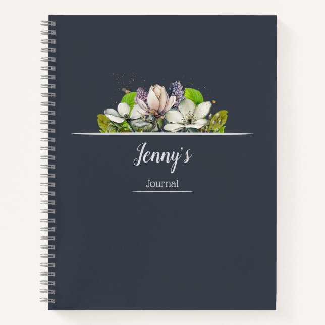 Pastel Floral Journal Notizbuch (Vorderseite)