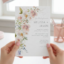 Pastel Floral Moderne Hochzeit