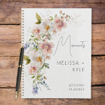 Pastel Floral Moderne Hochzeit Planer<br><div class="desc">Dieses schlichte,  aber elegante Design besticht durch einen Bouquet aus rosa,  gelben und lavendelfarbenen Blume mit Grünpflanzen auf weißem Aquarellpapier. Es wurde von der einfachen Bauernpresse kreiert und passt zur Pastel Floral Modern Wedding Suite mit Einladungen und passenden Karten.</div>