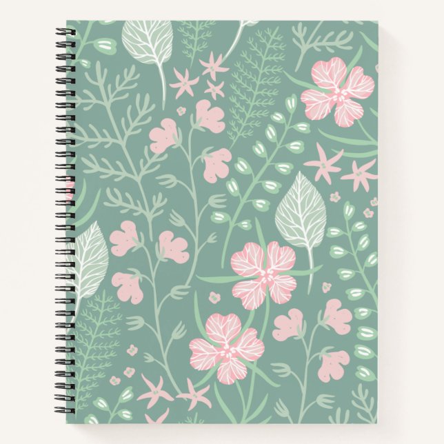 Pastel Floral Notizbuch (Vorderseite)