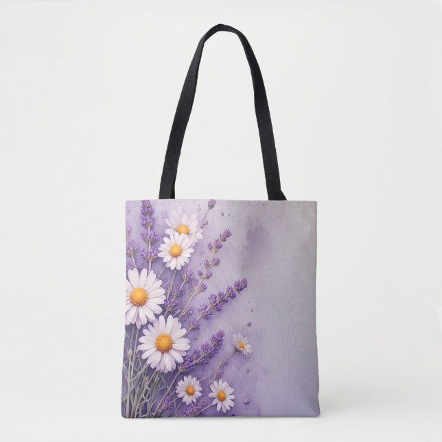 Pastel Floral Tasche für den Alltag (Vorderseite)