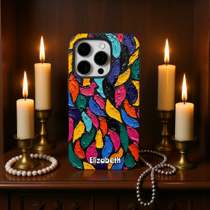 Pastel Floral Waves iPhone 16 Pro Hülle