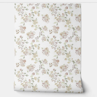 Pastel Florals Wallpaper Tapete