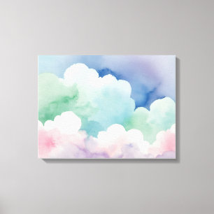 Pastel flüstert sanfte Splint-Wand Kunst Leinwanddruck
