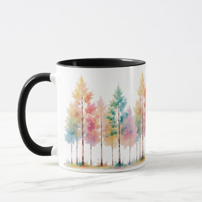 Pastel Forest Whisper – Sip in Colorful Calm Tasse (Links)