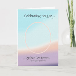 Pastel Foto Beerdigung Folkloreprogramm Programm