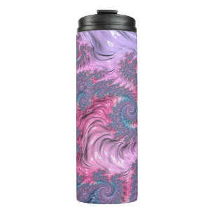 Pastel Fraktal Thermosbecher