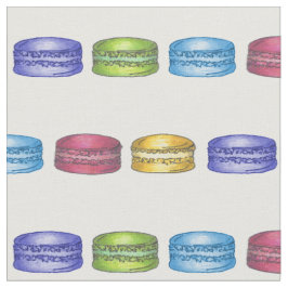 Pastel French Macaron Cookies Bäckerei Konditorei  Stoff