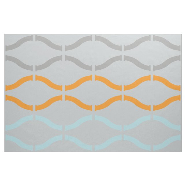 Pastel Funky Retro Geometrisches Muster Stoff (Fat Quarter (45,7 x 55,9 cm))