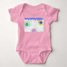 Pastel Galaxies Impressionist Art Baby Bodysuit Strampler