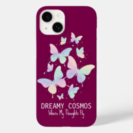 Pastel Galaxy Butterflies Dreamy Aesthetic Case-Mate iPhone 14 Hülle