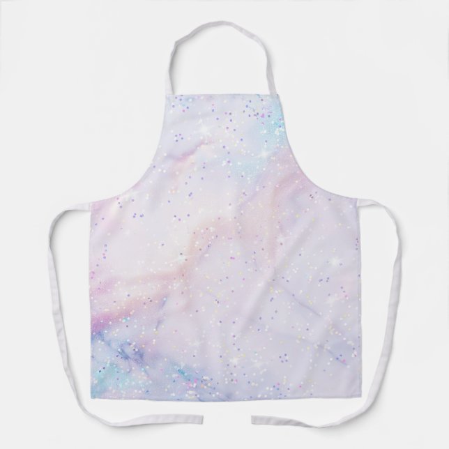 Pastel Galaxy Stardust Apron Schürze (Vorderseite)