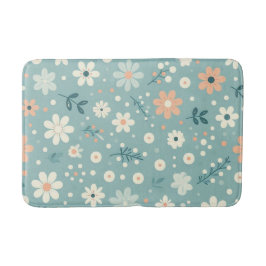 Pastel Garden Delight Badematte