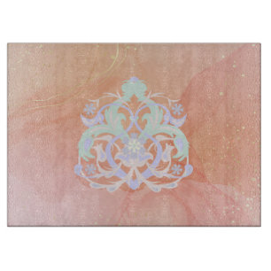 Pastel-Garten-Harmonie – Naturinspiriert Schneidebrett