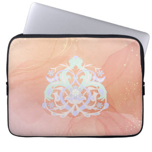 Pastel-Gartenflüstern – Erhebende Florale Laptopschutzhülle