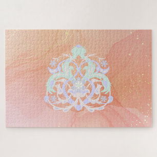 Pastel-Gartenflüstern – Fröhliche Blumen Puzzle