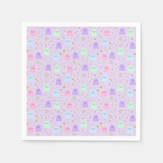 Pastel-Geist-Halloween-Papier-Servietten - Süßer G Serviette