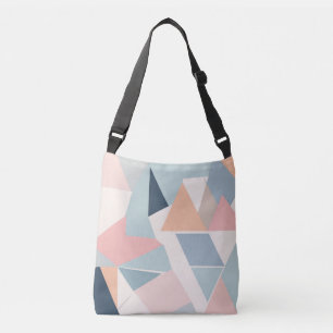 Pastel Geometric Minimalistisch Tote Bag Tragetaschen Mit Langen Trägern