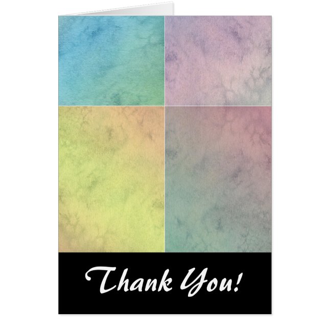 Pastel Geometric Wassercolor Art (Vorne)