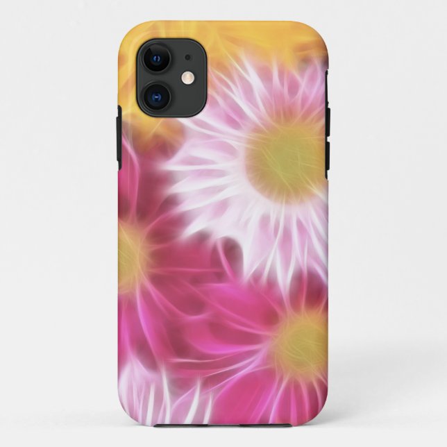 Pastel Gerberas Floral Case-Mate iPhone Hülle (Rückseite)