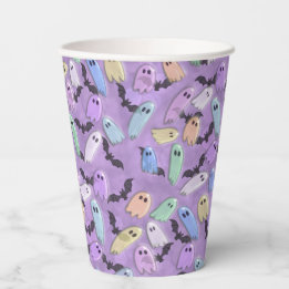 Pastel Ghost Party Pappbecher